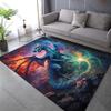 Multiple sizes Blue dragon in the sky Print Carpet Rug for Living Room Bedroom Sofa Doormat Home Decor Non-slip Floor Mat