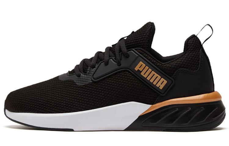 PUMA Erupter  Black Team Gold  Women s 195203-03 36