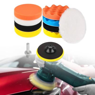 11x Auto Polieren Schwamm Pad Kits Applikatoren Pads Set 3 Zoll Detaillierung Reinigung