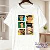 Averell Lucky Luke Charakter Grafik T-Shirt Nostalgisches Cartoon Unisex Baumwolle T-Shirt Vintage Klassischer Trend Streetwear Unisex Kleidung