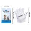 6Pcs Set Deodorizing Pet Wipes Gloves Pet Wipes Disposable Gloves Pet Care Cleaning Wipes