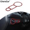 Headlight Switch Trim Sticker for Dodge Challenger 15+ & Charger 10+ Red Carbon