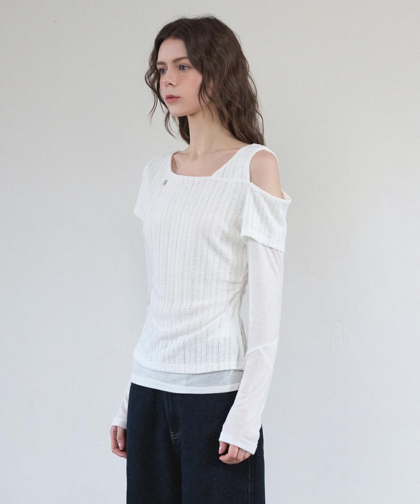 MICANE Ellie One-Shoulder Tee