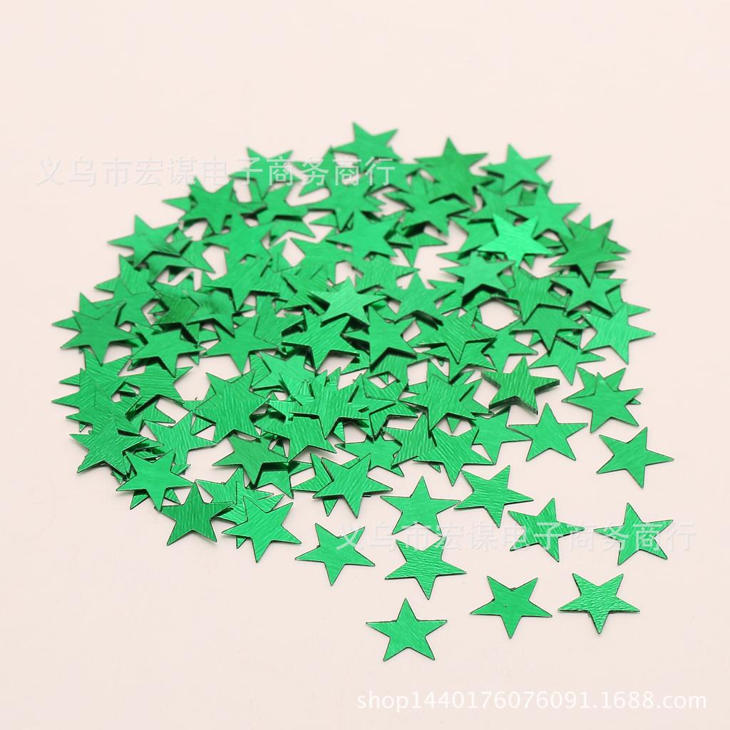 Wedding Decoration DIY Sequin Heart Star Confetti Scatter Accessories Crafts Sequin Birthday Party Festival Decoration Supplies