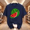 Kawaii Watermelon TShirt Cute Fruit Graphic Tees Happy Summer Aesthetic Shirt Funny Foodie Gift Retro Style Unisex Tops