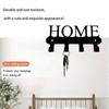 Rust-Resistant Metal Key Hook - Creative Wall-Mounted Organizer For Keys, Hats & Clothes - Perfect For Home Decor