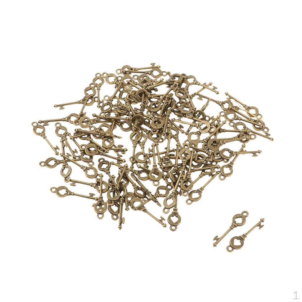 100 charms Handcraft Alloy Pendant Finding for Jewelry Necklace Bracelet Earrings