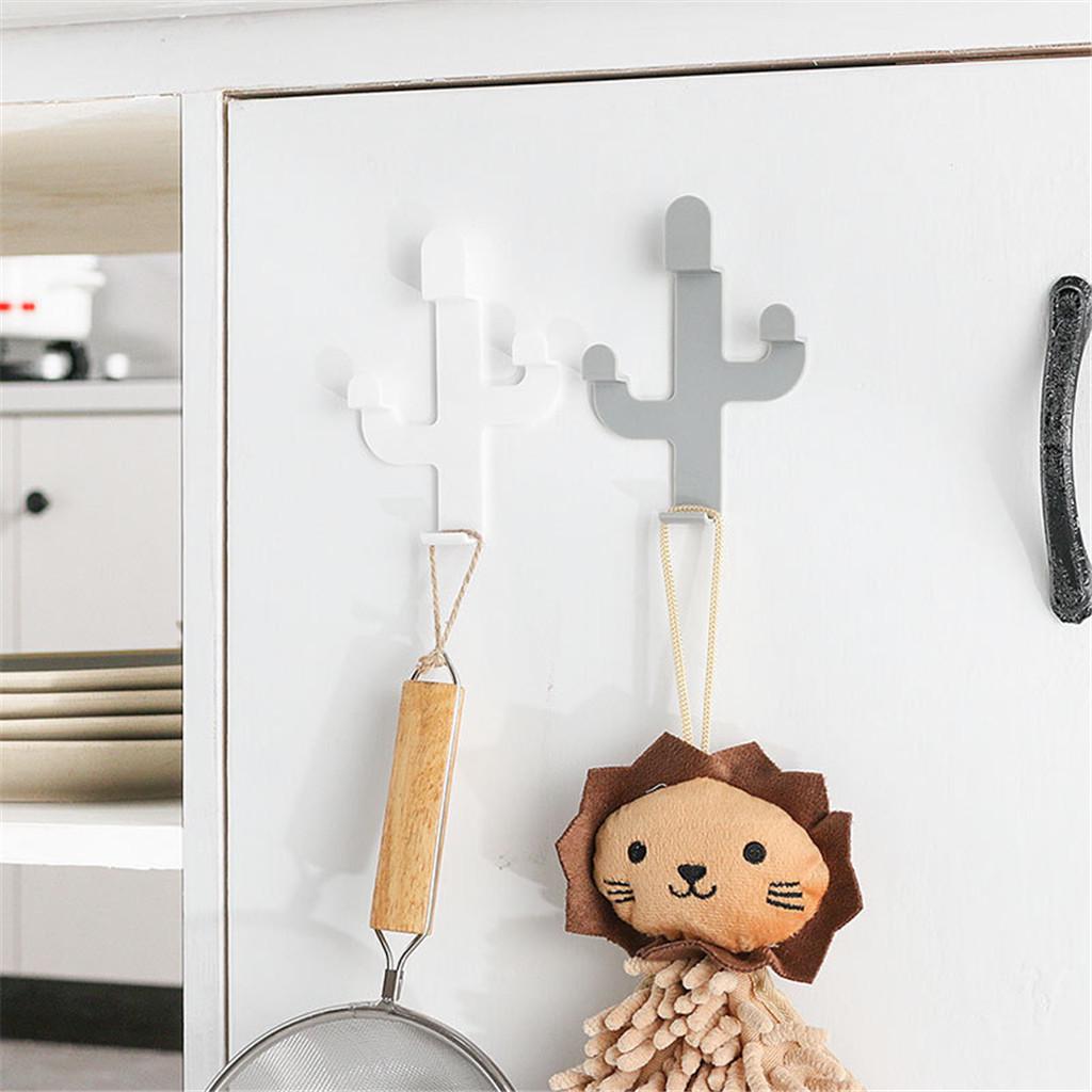 Cactus hook creative seamless wall decoration wall hanging punch sticky