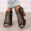 Women's High Heel Sandals Fashion New Style Coarse Heel Large Women's Shoes Platform Sandals Heels Women Sandals