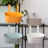 Colorful Hanging Flower Pot Detachable Double Hook Fence Plant Pot Horticultural Decoration Bonsai Flower Rack Home BalconyDecor