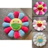 Mehrfarbig 40cm Takashi Murakami Regenbogenblumen Kissen Plüschtier Mit Lachenden Gesichtern