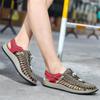 Fashion Summer Sandals Men Brand Designer Fashion Casual Outdoor Waders Large Size Hand-woven High Quality Beach Sandal Shollow Out Shoe