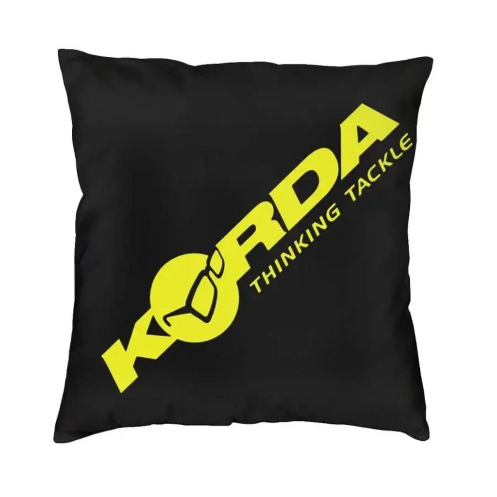 Fishing Korda Throw Pillow Cover Decoration Fish Carp Fisherman Gift Outdoor Cushions Cover For Sofa Car Square Pillowcase 45X45