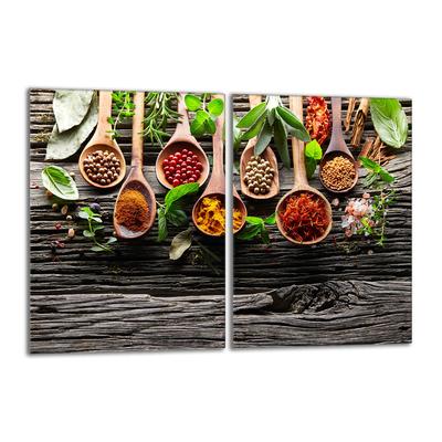 Glass Protective Stovetop Plate 2x40x52 Spices