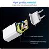 FONKEN 5V/2A Power Adapter US/EU Plug USB Power Port Converter Universal Mobile Phone Chargers Travel Power Adapter