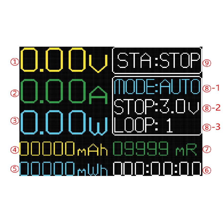 Type-C LCD Display Battery Capacity Tester MAh MWh Lithium Battery Digital Battery Power Detector Module 18650 Battery Tester