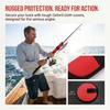 16PCS 5.91 Inch Fishing Lure Covers Red Fish Hook Bait Covers Safe Fishing Lure Wraps  for Fishermen