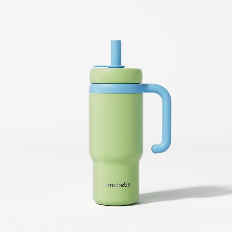 Whale Thermos Straw Cup for Kids - Fun and Easy Drinking for Home and Kindergarten