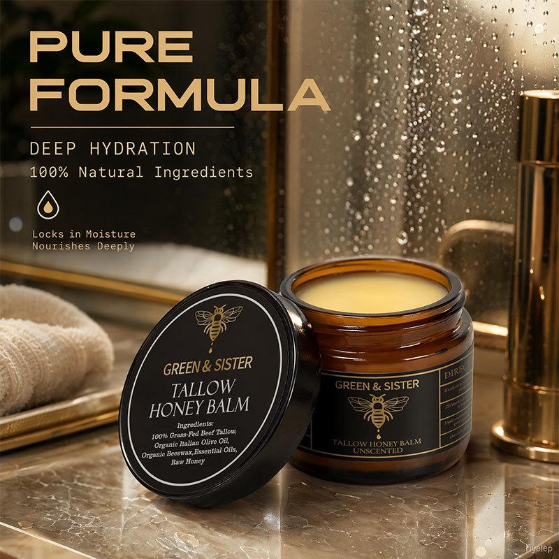 Canadian Mielu Honey Beef Tallow Moisturizing Face Cream
