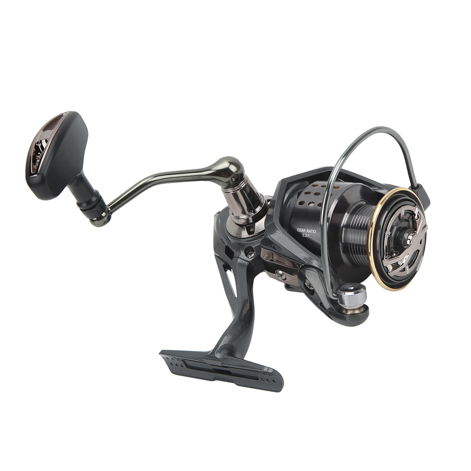 Fishing Reel Lightweight Collapsible Flexible Powerful Metal Spinning Reel for Ice Fishing DA4000