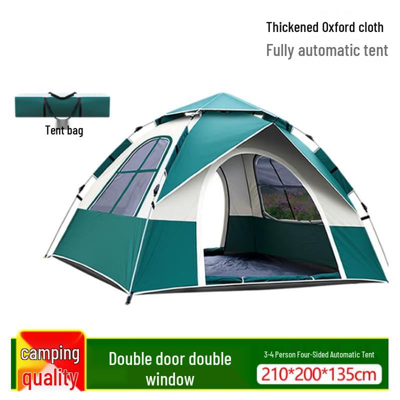 Zebian Automatic 4-Person Camping Tent