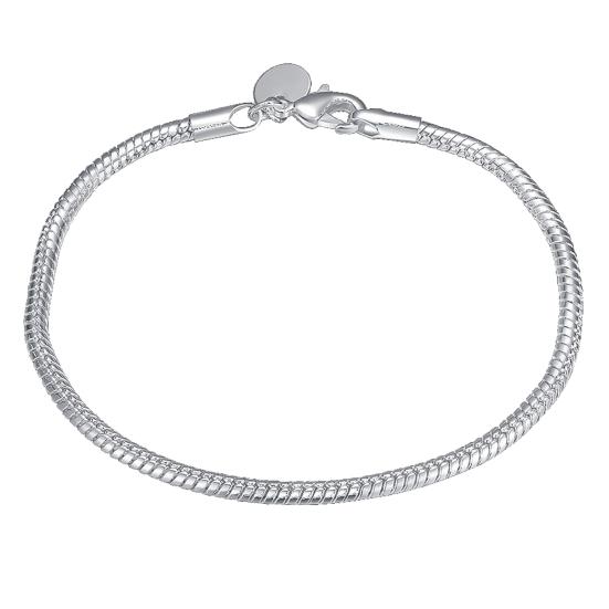 

Bracelet Fashion Creative Jewelry Exquisite Alloy Hand Chain for Unisex серебряный