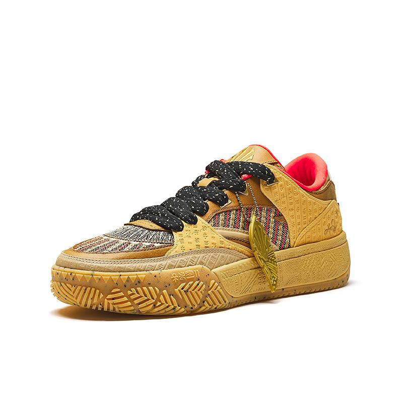Anta Kyrie Code Chief Low Top Sneakers Herren Sneakers Tribal-Gold 112541801S-4