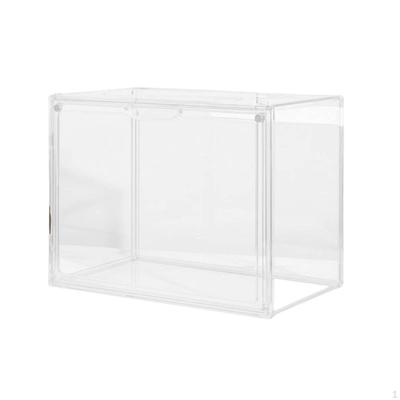 Figure Display Box Extra Large Acrylic Transparent Clear Case for Toy Collectors,