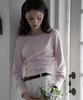 DEHEVE Slim U-Neck Long Sleeve [Pink]