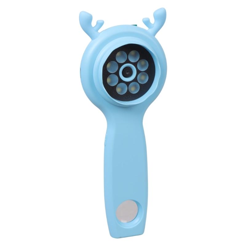 

Microscope With 500X Magnification 2Inch Display Screen Easy Operation For Children Scientific Observation синій