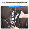 Car Seat Belt Carbon Safety Shoulder Cover Protection Padding For BMW Performance X1 M3 M6 F01 F02 E34 E36 E60 F10 F20 X6 kycp51