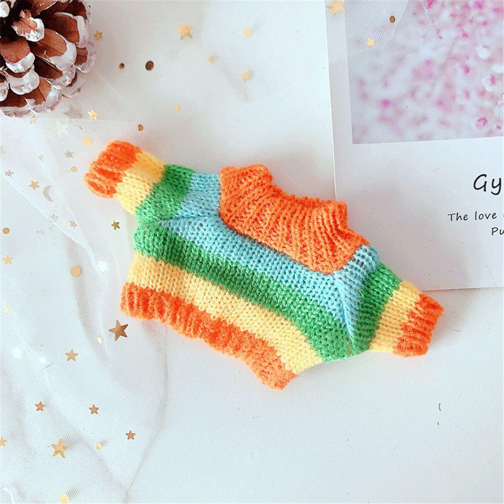 Doll Clothes for 20cm Dolls Plush Doll's Clothing Sweater Stuffed Toy Dolls Outfit for Idol Dolls Accessories