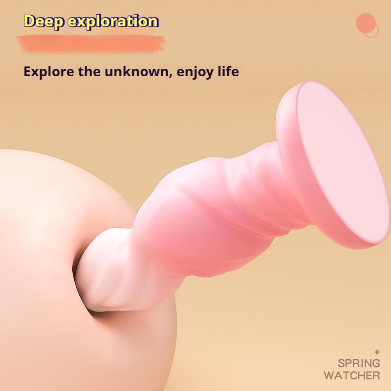 Wearable Anal Plug Liquid Silicone Soft Butt Plug Realistic Dog Dildos Sex Toys For Women Anal Dildos Prostate Massage Butplug