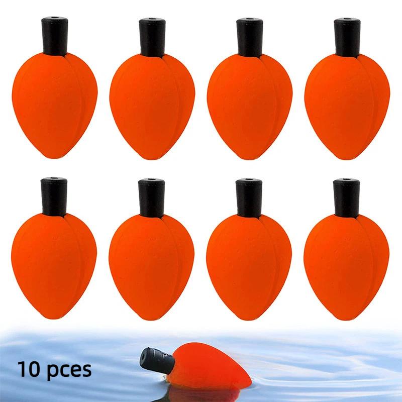 

10Pcs Fishing Tool With Pipe Plug Foam Peg Floats Fishing Trout Floats Slip Bobber Fly Fishing Indicator Fishing Supplies