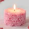 3D Flower Candle Silicone Mold DIY Rose Cylinder Tulip Bouquet Aromatherapy Candle Making Molds Resin Craft Home Decor