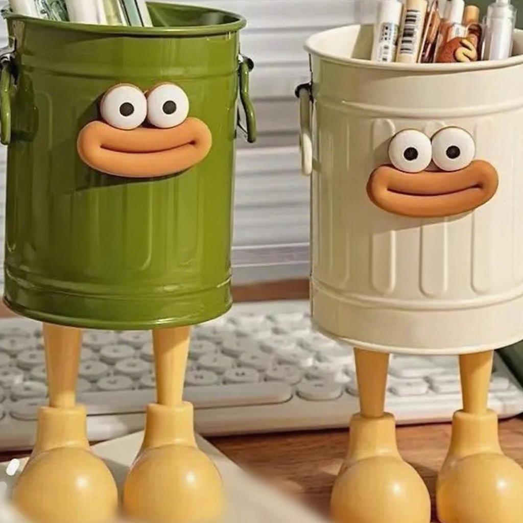 2Pcs Cartoon Pen Stand Multifunctional Desk Organiser Decorative Pencil Cup Pen Storage Container For Office Home