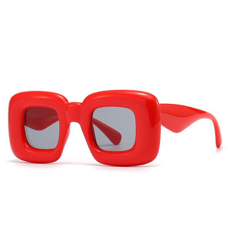 Popular European And American Concept Square Wrapped Style“ Futuristic” Sunglasses Trendy Sunglasses