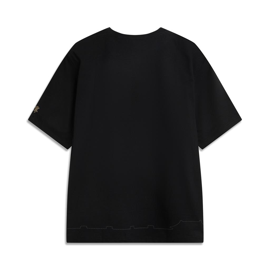Li Ning x GUGONG,LIANMINGKUAN China Culture Collection T Shirt Men's Black AHSV849-4