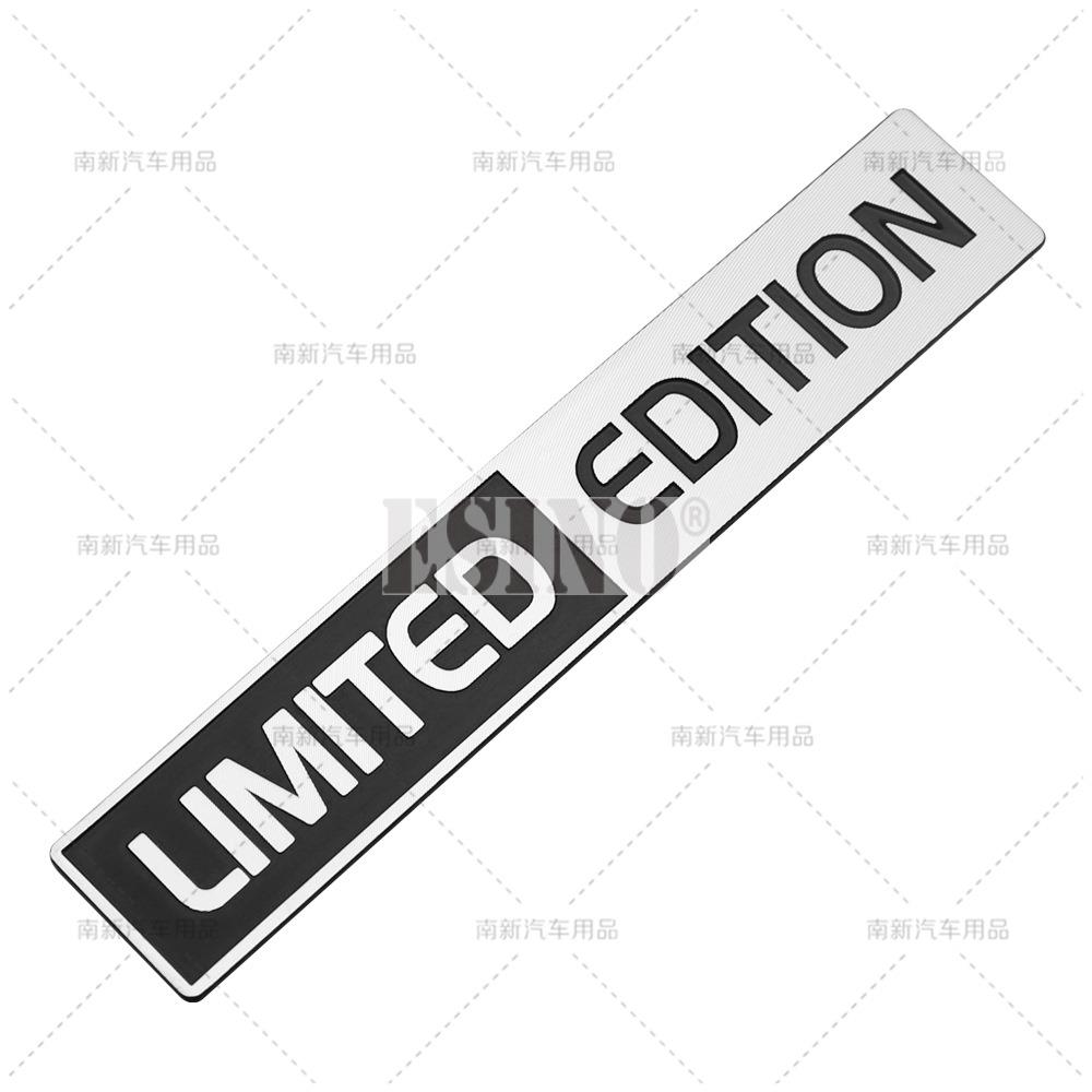 3D Limited Edition Special Edition Car Trunk Aluminium Badge Emblem Fender Rear Body Tailgate Accessories Adhesive Styling Badge