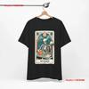 The Reader Tarot Card T Shirt Vintage Washed Streetwear Fashion Homme Stretched Soft Breathable Graphic Slightly Vintage