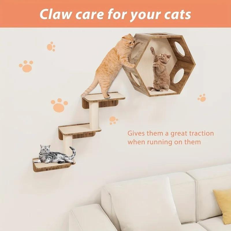 200x40CM Self-Adhesive Cat Scratching Mat - Protects Furniture & Promotes Healthy Claws