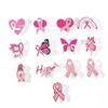 Elegant Sweater Badge Health Awareness Ribbon Brooch for Women's Day Festivities Fashionable Alloy Lapel Pin Decoration