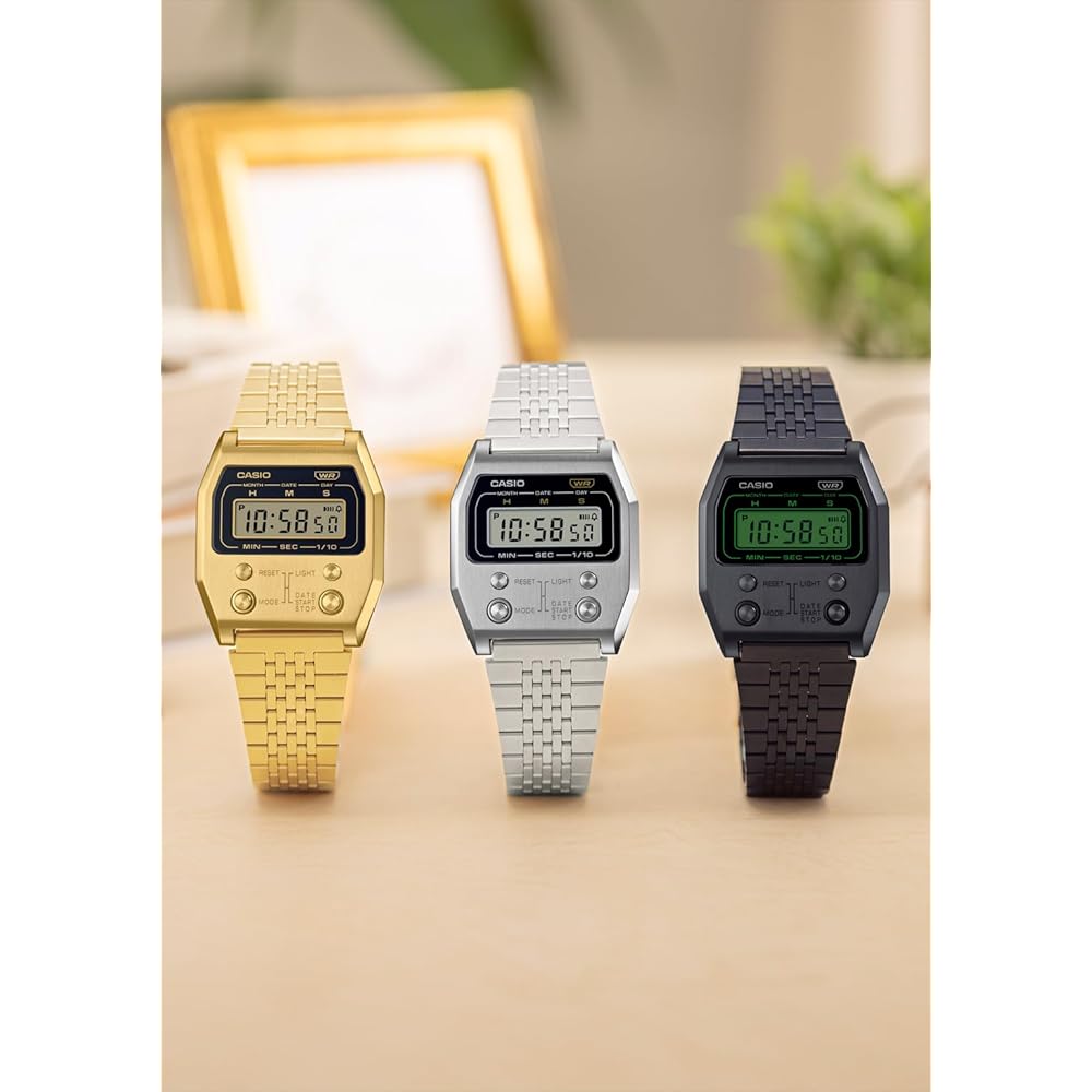 Casio Classic A1100G-5JF Premium Series Gold Analog Watch