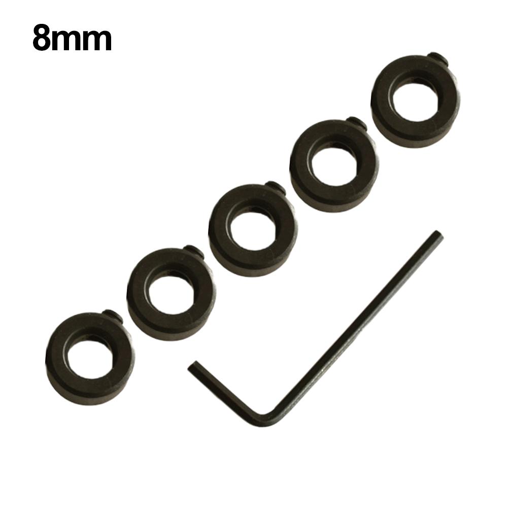 10mm Woodworking Drill Stopper Positively Locks Setscrew Type Size Variety Standard Bits Compatible Works With Standard Bits