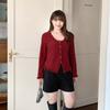 Women's Plus Size Korean Style Woolen High Waist Straight Leg Shorts