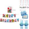 Cartoon Stitch Party-Set Pappteller Servietten Und Dekorationen