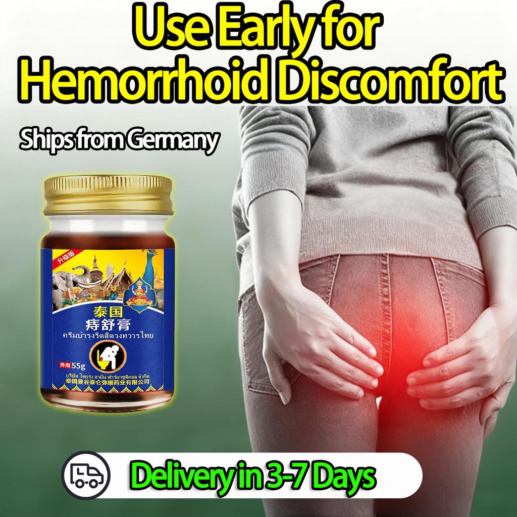 Herbal Ancient Hemorrhoid Cream, Natural Plant Extract, Soothing Care