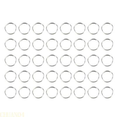 A1A2 500Pcs High Strength Fishing Split Rings Double Rings Connector Heavy Duty Lures Rings High Carbon Spring Steel Split Rings