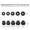 5pcs 32DP Cent5mm 17T 21T Steel Motor Gears Parts Set for 1 8 RC Car Motor