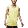Jordan Débardeur Décontracté Imprimé Lettres Sportives Hauts Homme Jaune Citron Clair DX9606-706